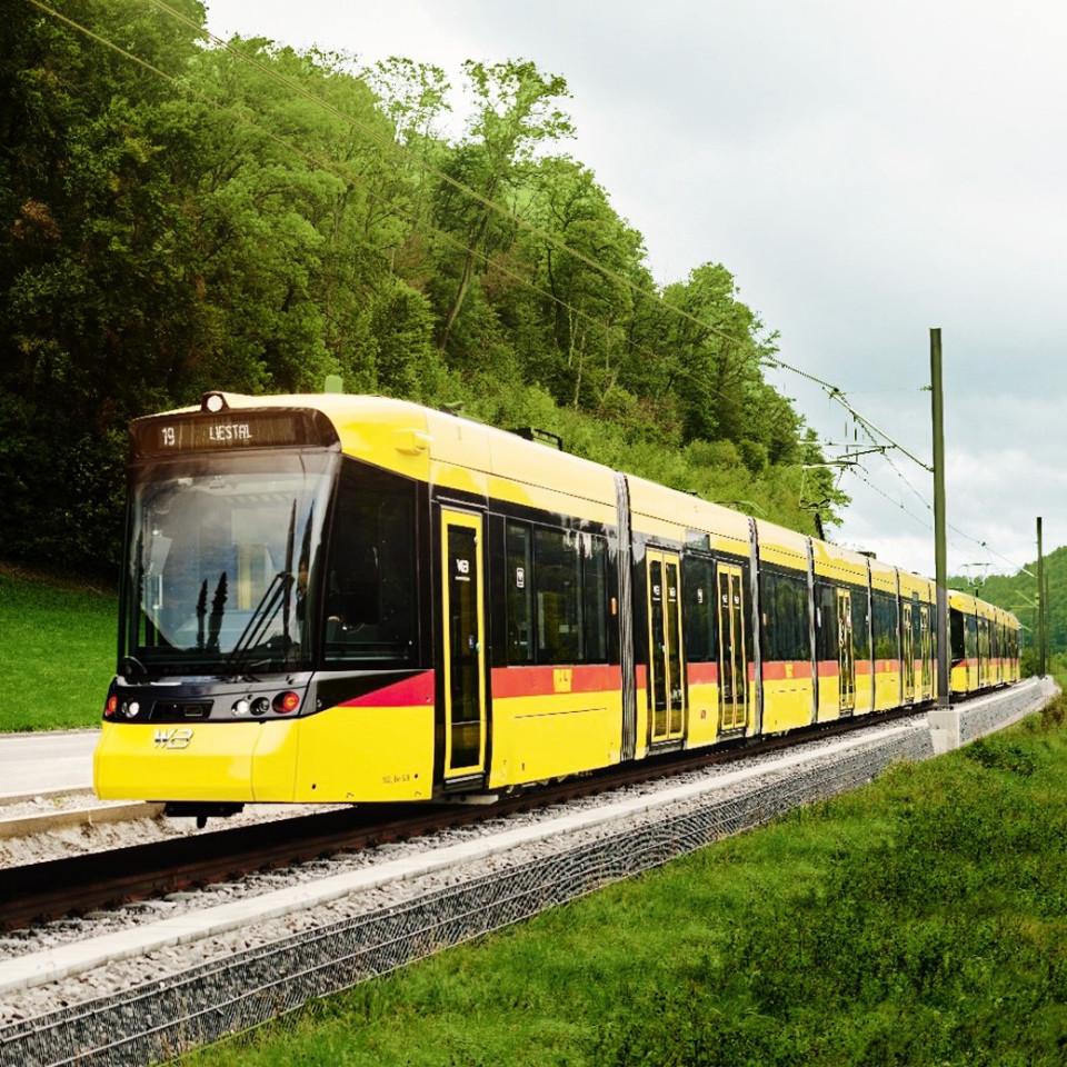 Foto eines Zuges der BLT