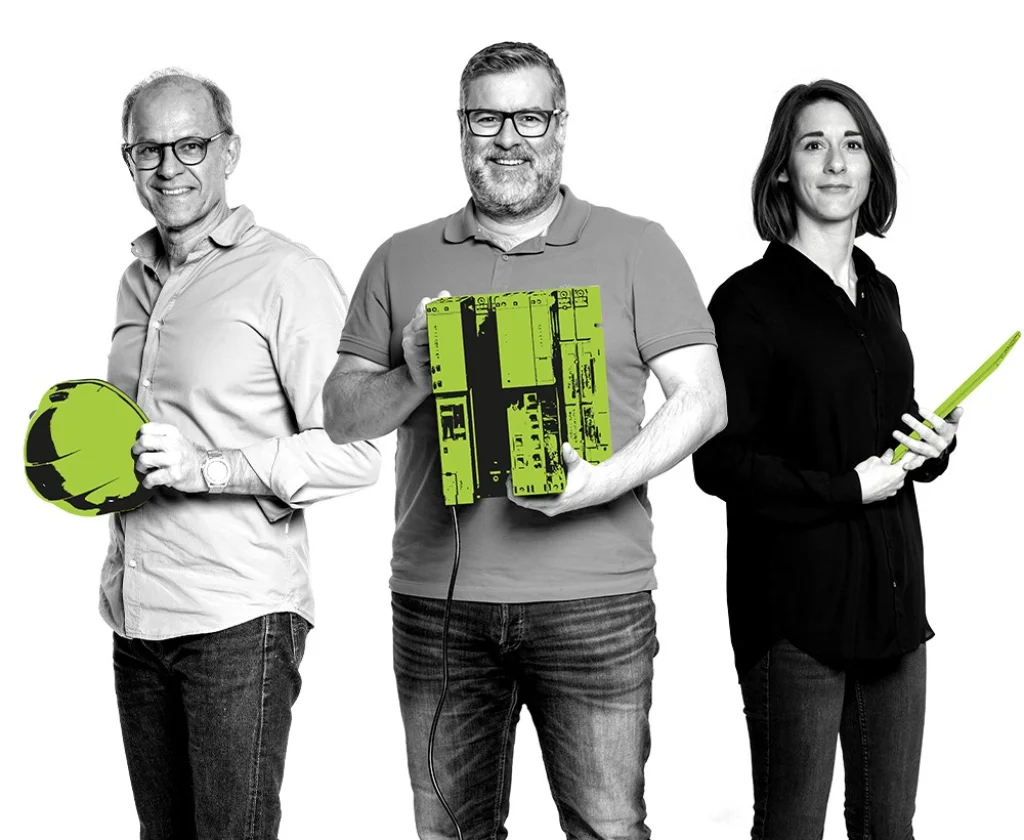 Design CTE-Leitbild mit mehreren Mitarbeitern.