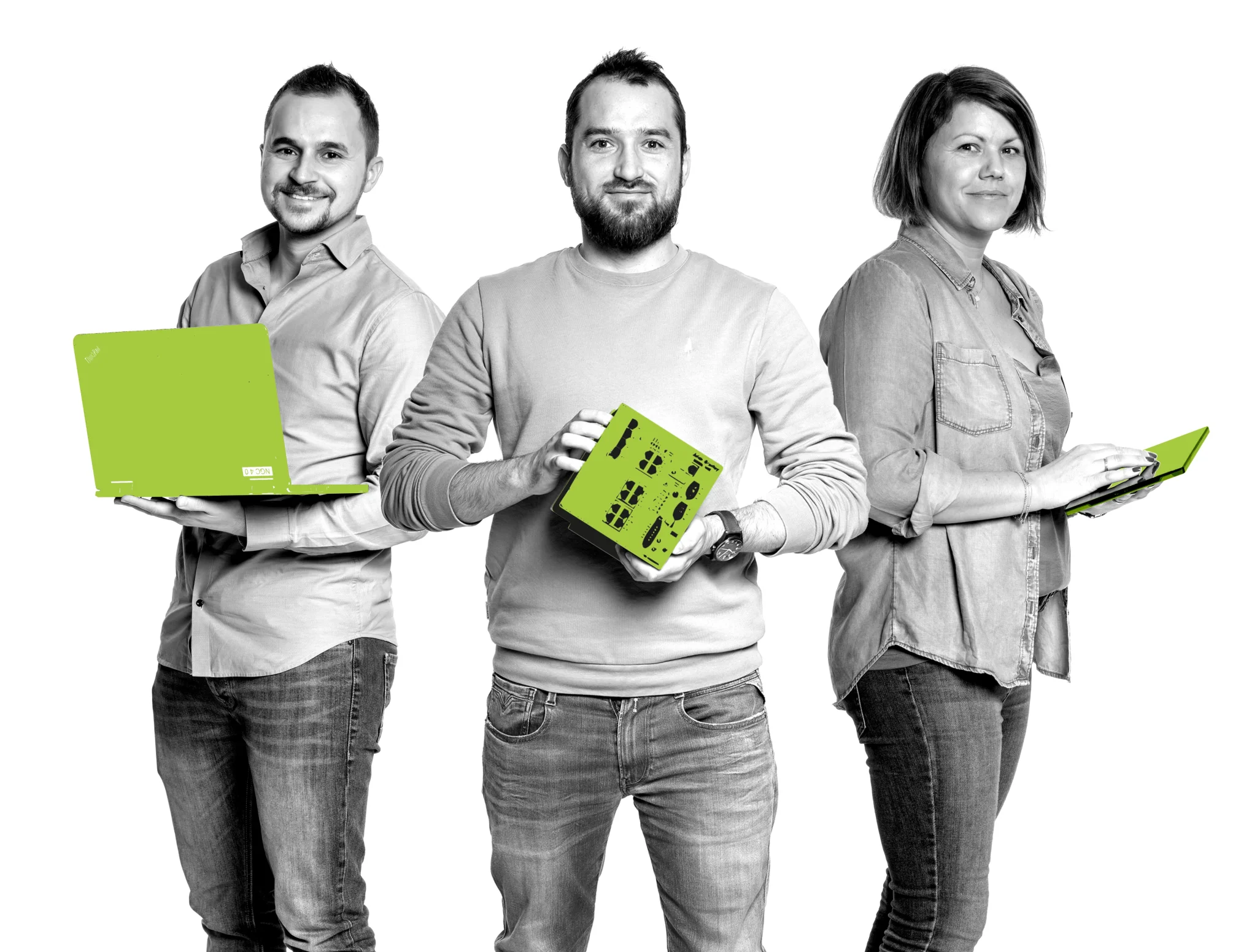 Design CTE-Leitbild mit mehreren Mitarbeitern.