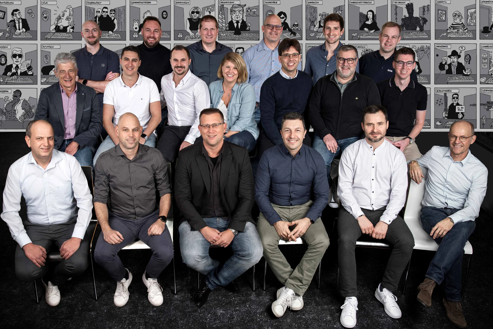 Das neue Leitungsteam der ControlTech Engineering AG. 
Hintere Reihe (v. l.): Philipp Homberger, Michael Gempp, Fabian Meury, Didier Pf&auml;ffli, Nicolas Bitschnau, Patric Sumlak
Mittlere Reihe (v. l.): Andreas Gerber, Pascal Franz, Jan Widmer, Daniela Brunner, Christoph Doggwiler, Christian Kunz, Simon Wirz
Vordere Reihe (v. l.): Gerry Schnydrig, Raffael H&auml;nggi, Dominic Brunner, Andreas Langer, Sascha Zeller, Thierry Dietlin.