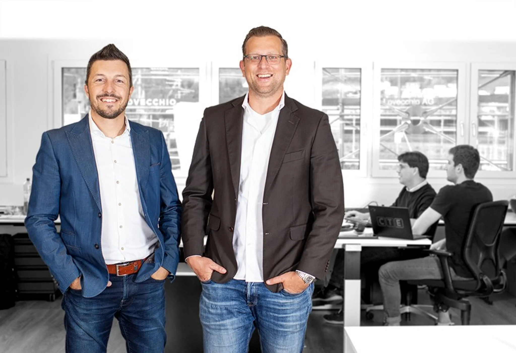 Bild von Dominic Brunner und Andreas Langer, Gesch&auml;ftsleitung ControlTech Engineering AG.